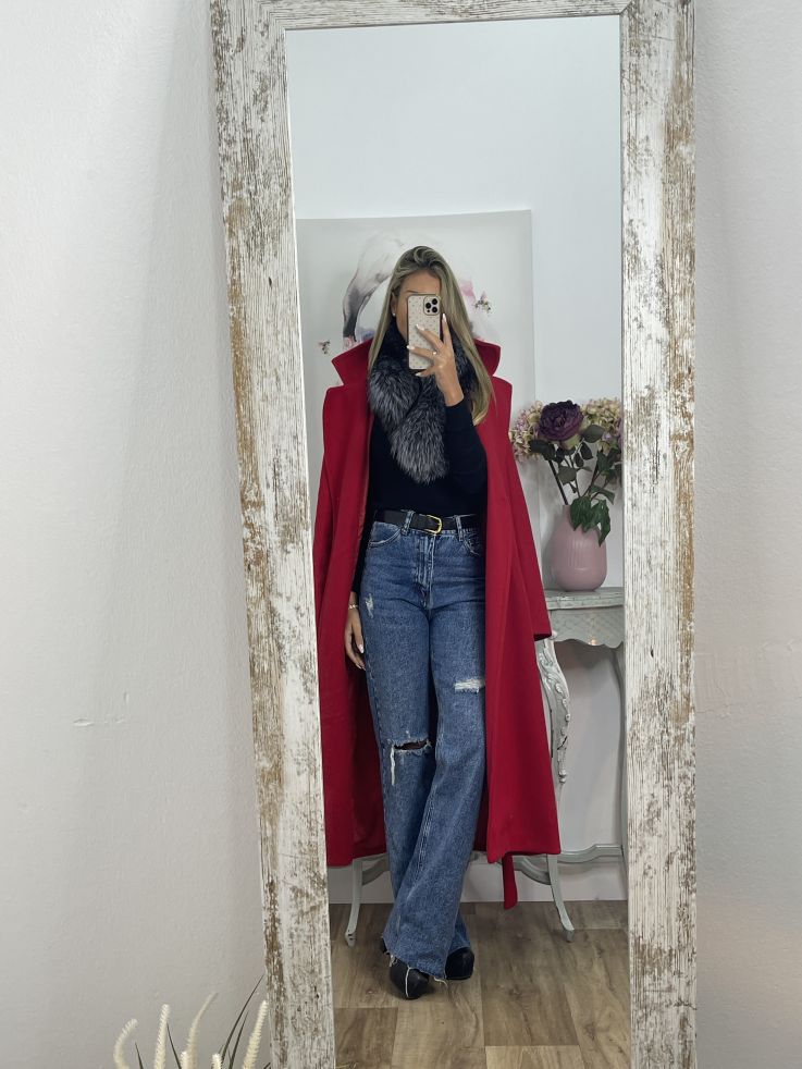 Cuello Alaska tono gris