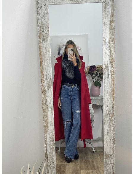 Cuello Alaska tono gris