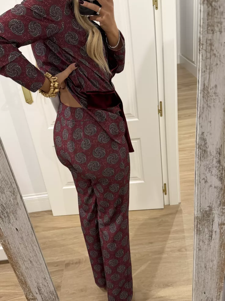 Traje de chaqueta Siena burdeos