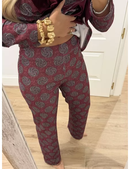 Traje de chaqueta Siena burdeos