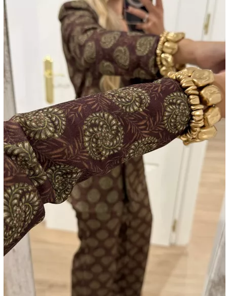 Traje de chaqueta Siena marrón