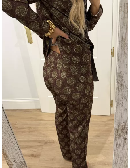 Traje de chaqueta Siena marrón