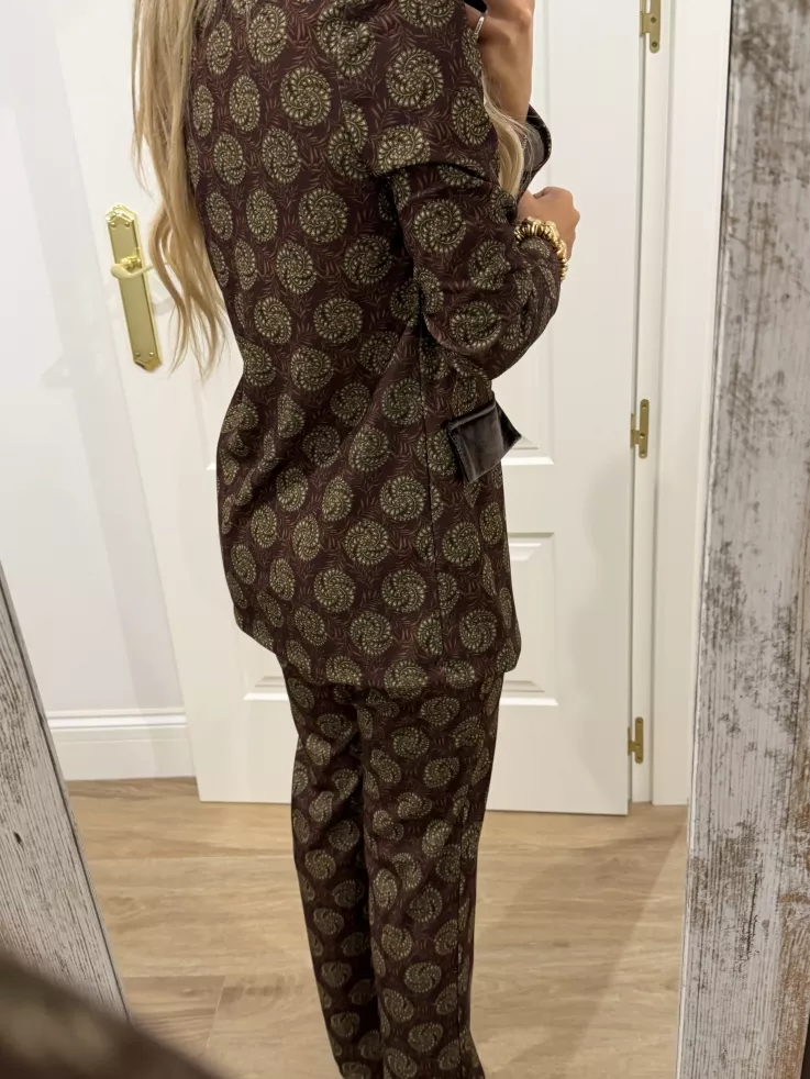 Traje de chaqueta Siena marrón