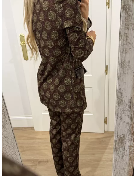 Traje de chaqueta Siena marrón