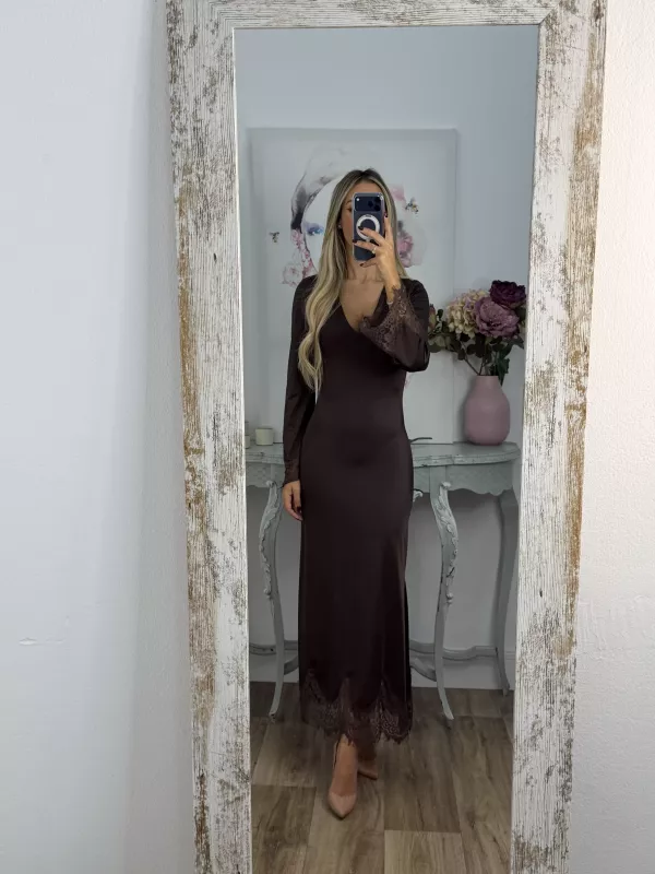 Vestido Fatema chocolate