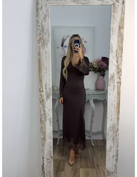 Vestido Fatema chocolate