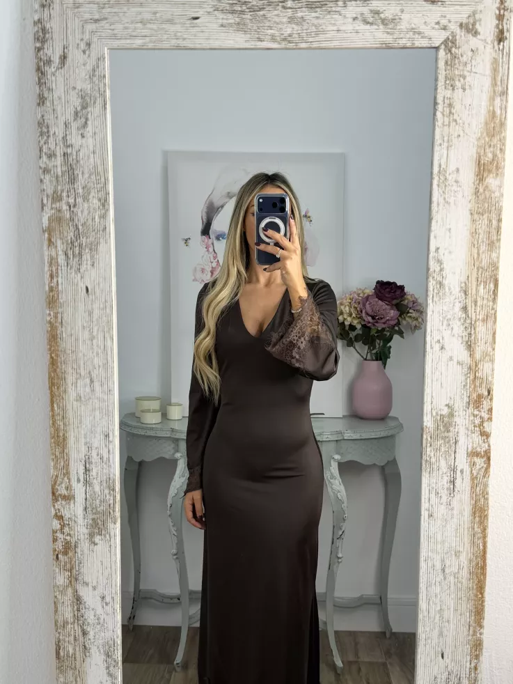 Vestido Fatema chocolate