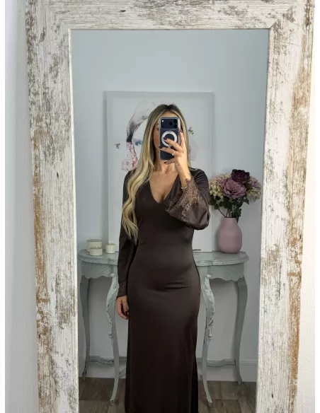 Vestido Fatema chocolate