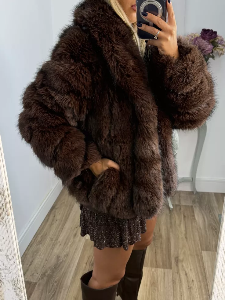 Abrigo Bianca chocolate