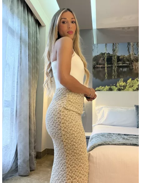 Falda Elise beige
