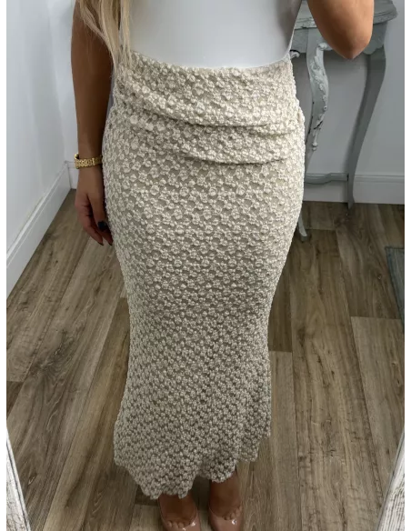 Falda Elise beige
