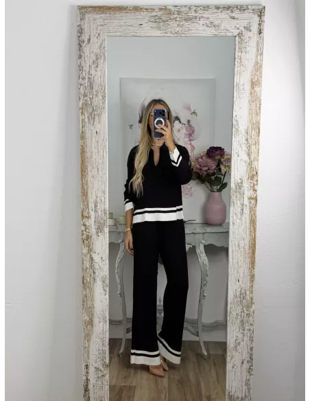 Conjunto Franja negro