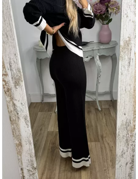 Conjunto Franja negro