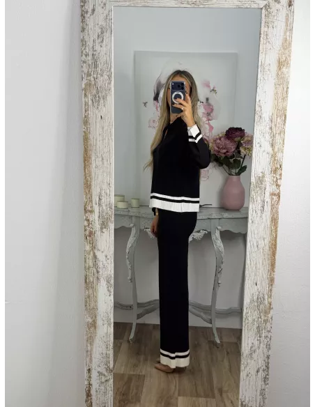 Conjunto Franja negro