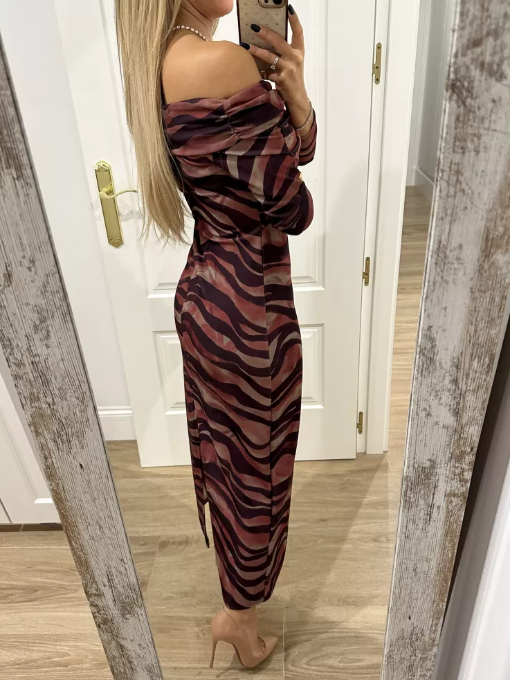 Vestido Sonsoles tonos rosa