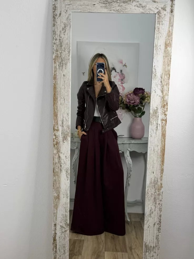 Pantalón Derek burdeos