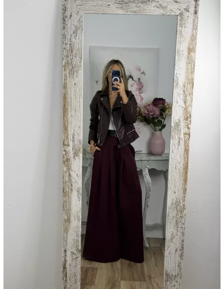 Pantalón Derek burdeos