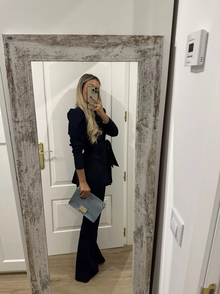 Conjunto Laras azul marino