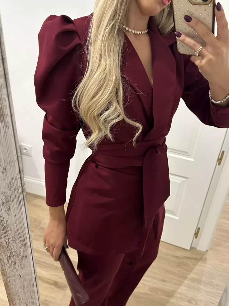 Conjunto Laras burdeos