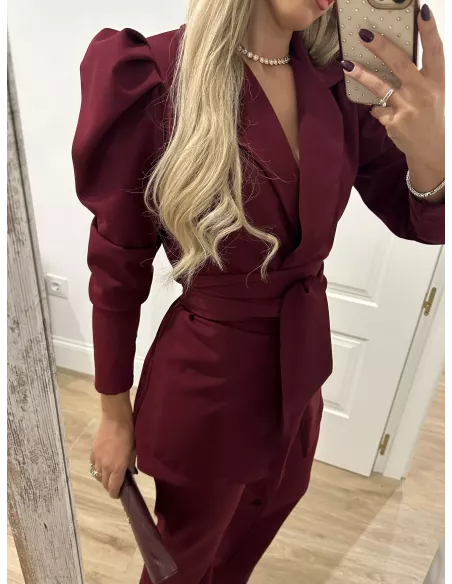 Conjunto Laras burdeos