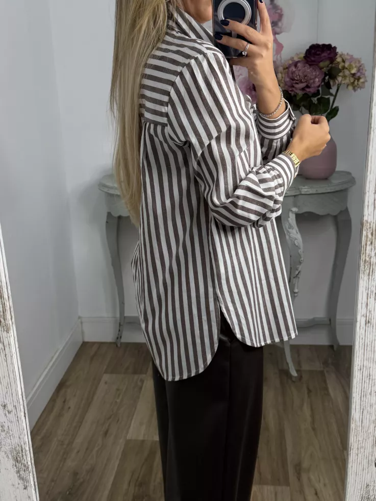 Camisa Violeta choco