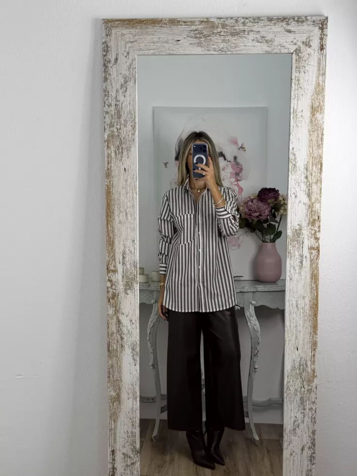 Camisa Violeta choco