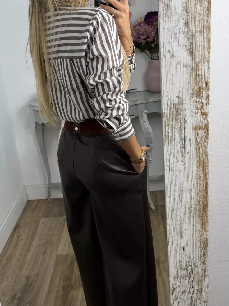 Camisa Violeta choco