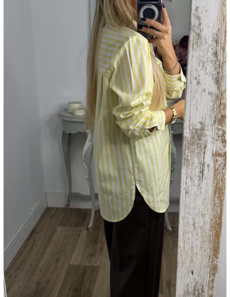 Camisa Violeta amarillo