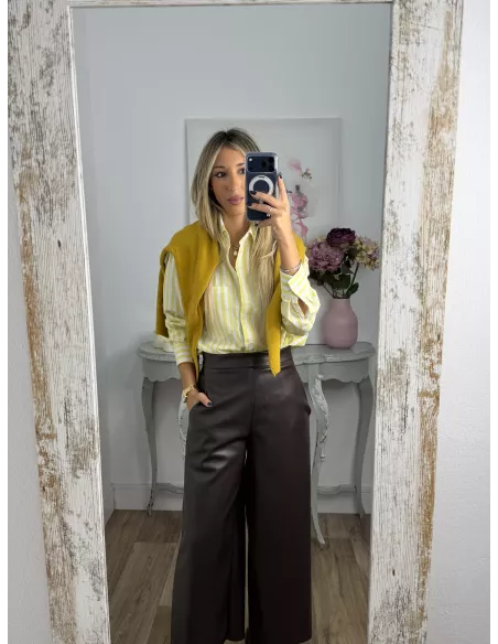 Camisa Violeta amarillo