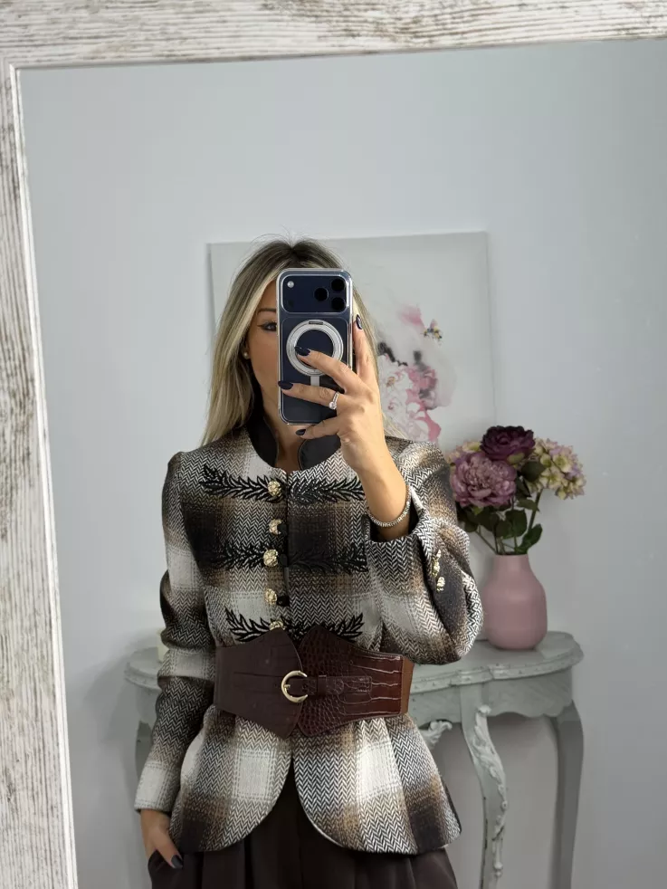 Cinturón  Sernit marrón