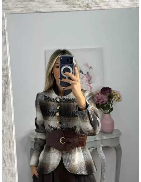 Cinturón  Sernit marrón