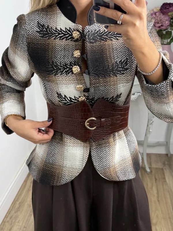 Cinturón  Sernit marrón