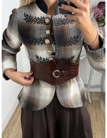 Cinturón  Sernit marrón