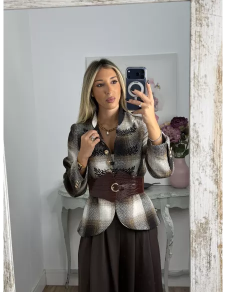 Cinturón  Sernit marrón