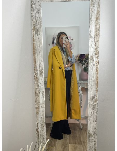Abrigo Anaiss mostaza