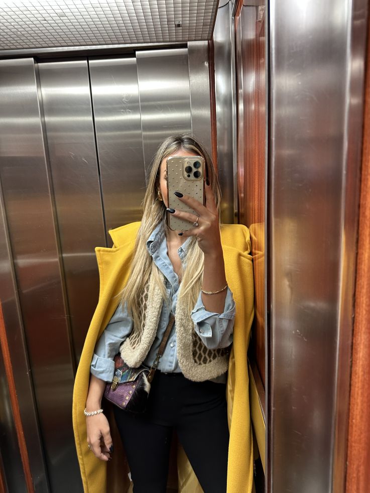 Abrigo Anaiss mostaza