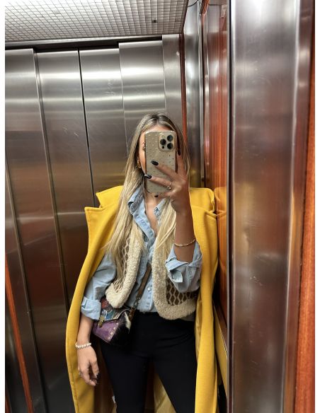 Abrigo Anaiss mostaza