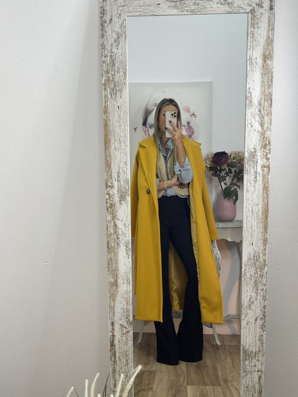 Abrigo Anaiss mostaza