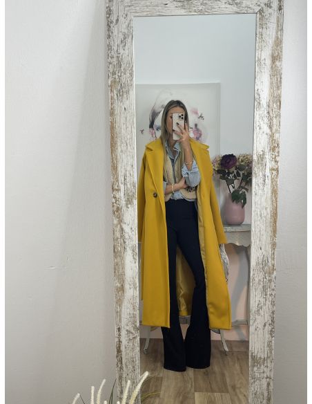 Abrigo Anaiss mostaza