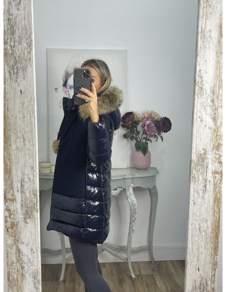 Abrigo Suiza azul marino