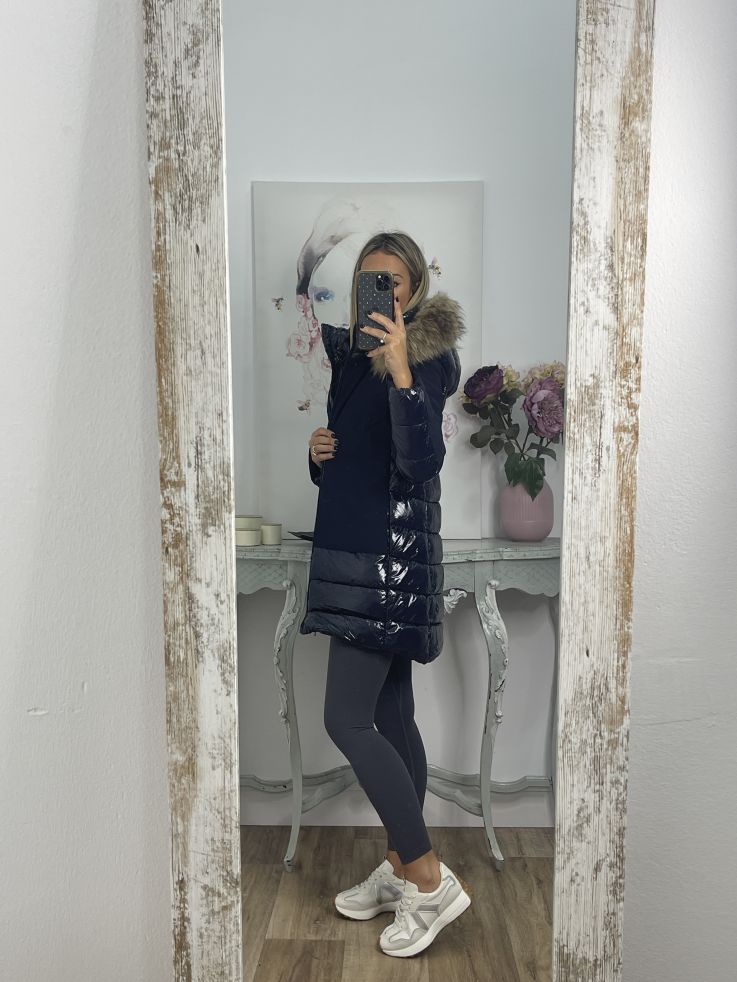 Abrigo Suiza azul marino