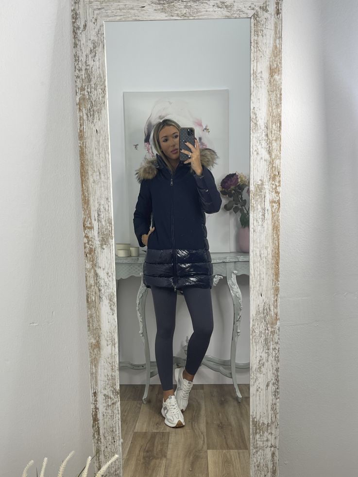 Abrigo Suiza azul marino