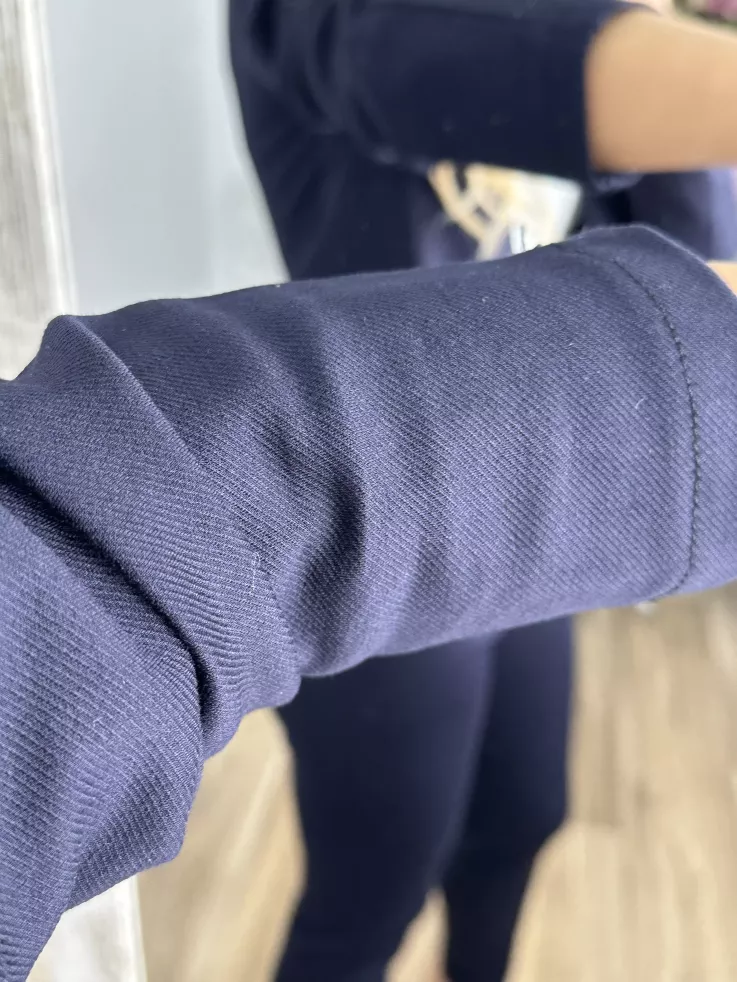 Traje chaqueta y pantalón pitillo azul marino