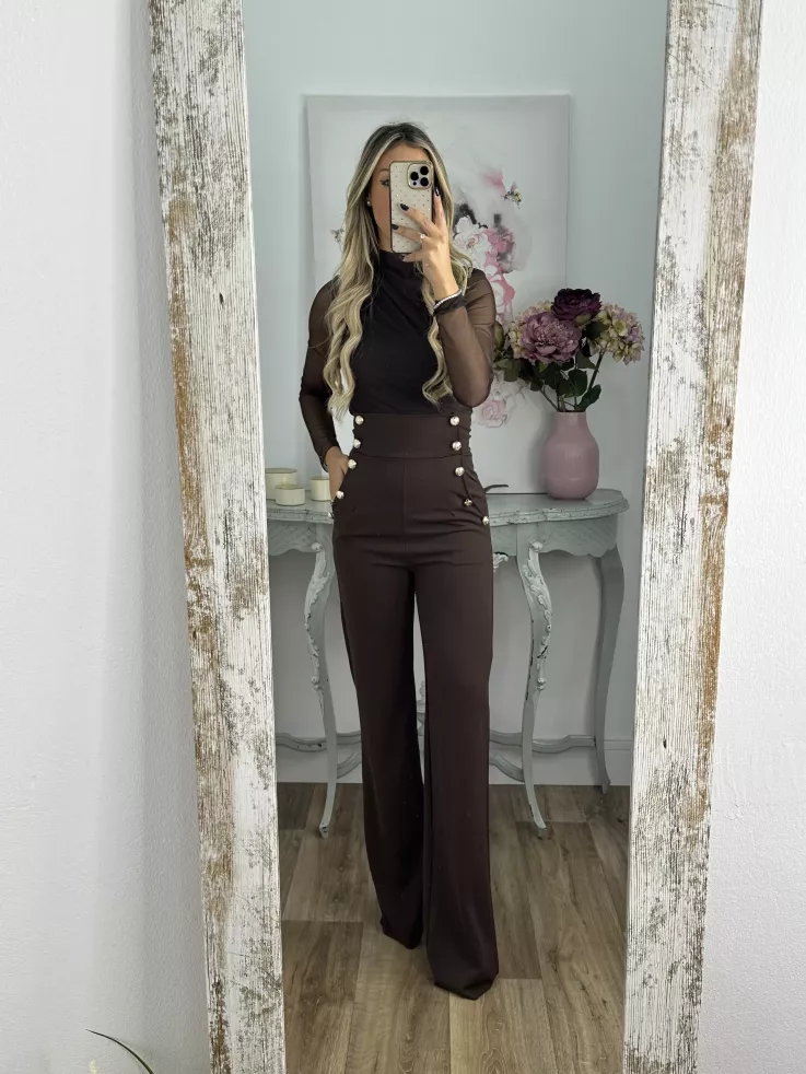 Body de tull chocolate