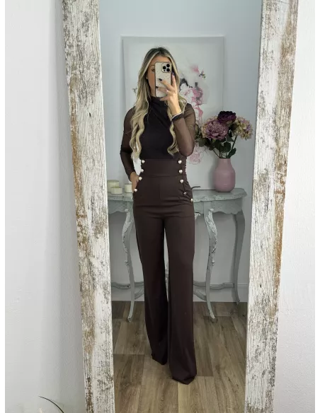 Body de tull chocolate