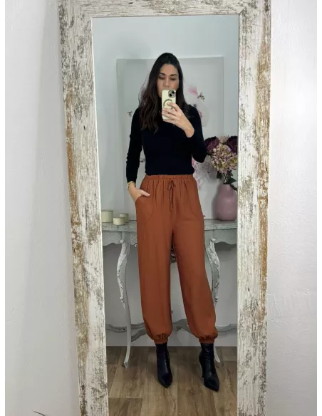 Pantalón Helena teja