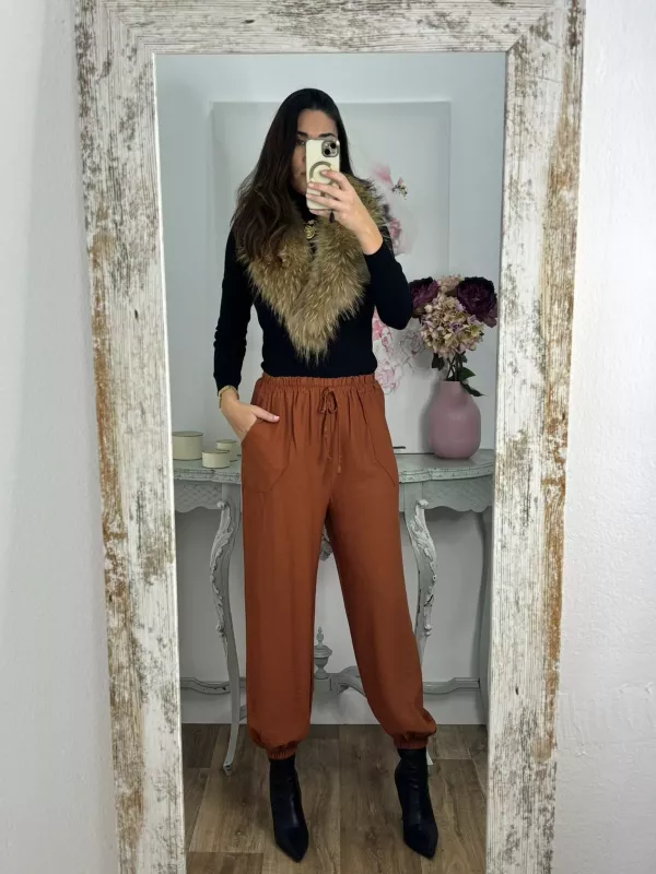 Pantalón Helena teja