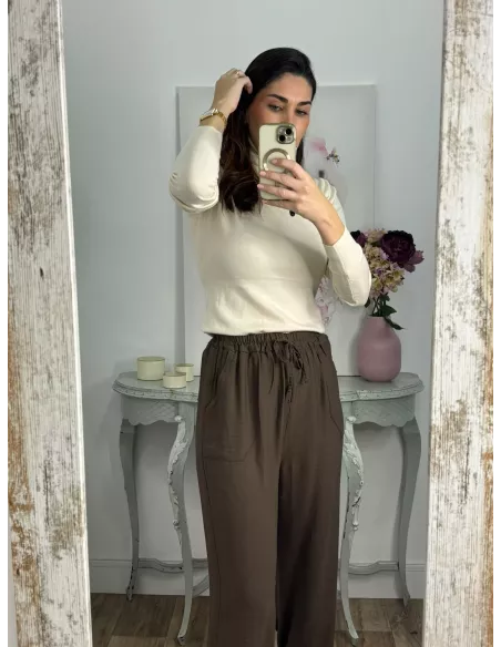 Pantalón Helen choco