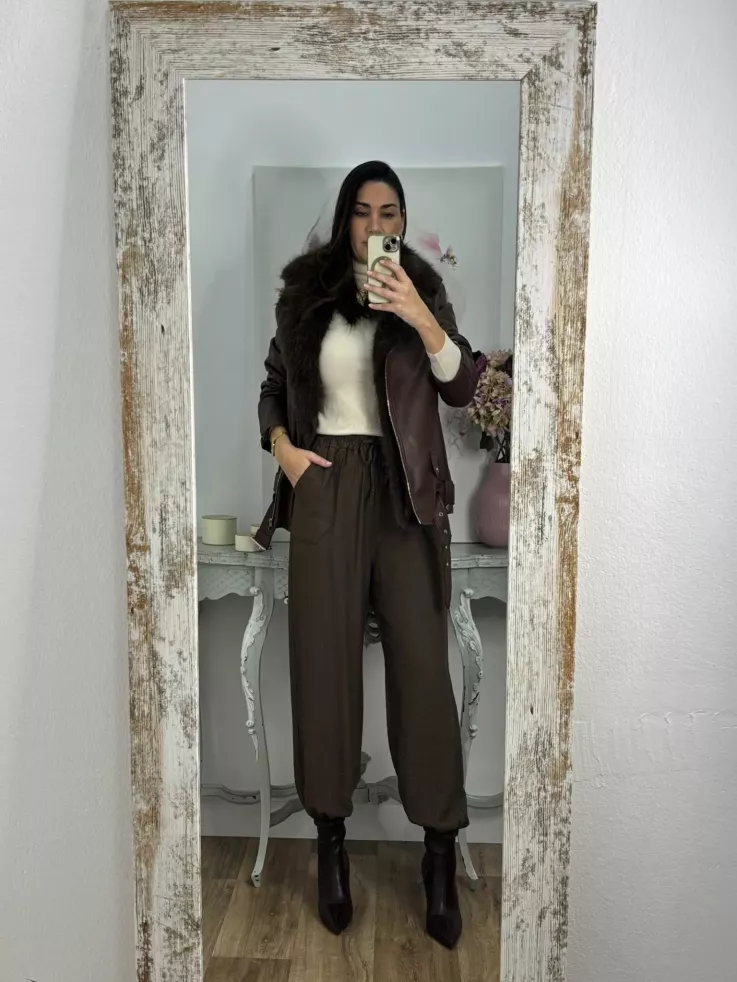 Pantalón Helen choco