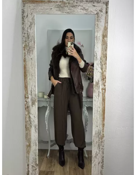 Pantalón Helen choco